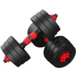 Komplet utega i šipki FEELFIT 30kg - Image 2