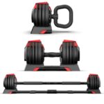 Podesivi set bučica i šipke 24 kg - 3 u 1 - Image 4